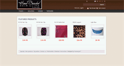 Desktop Screenshot of handbeadedhairclips.com